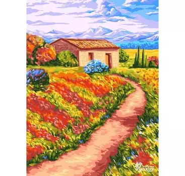 Русская живопись Рисование по номерам Ароматные дали 50х40 см