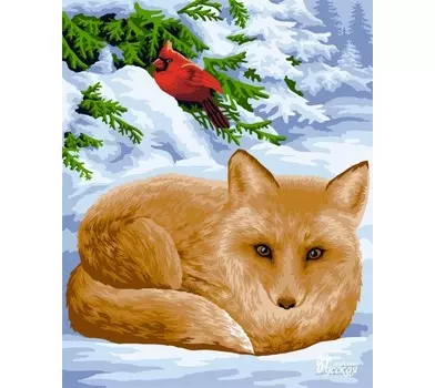 Русская живопись Рисование по номерам Лисичка-сестричка 50х40 см