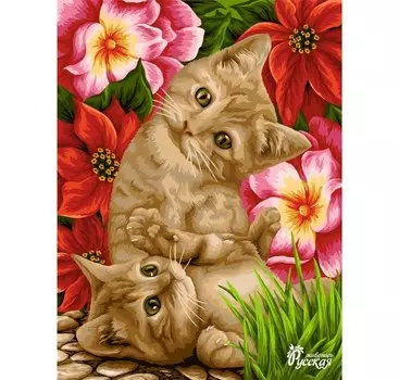 Русская живопись Рисование по номерам Не разлей вода 40х30 см