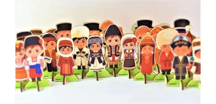 Рыжий Тим Набор фигурок народы россии и ближнего зарубежья