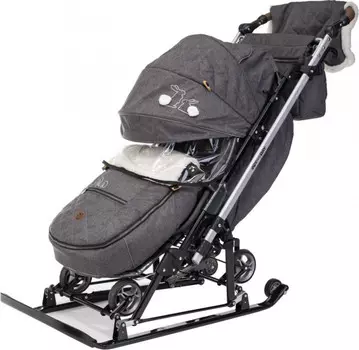 Санки-коляска Ника С кроликами J1