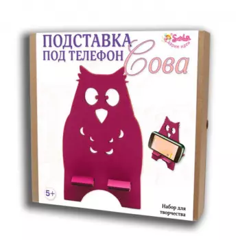 Санта Лючия Набор для творчества Подставка под телефон Сова