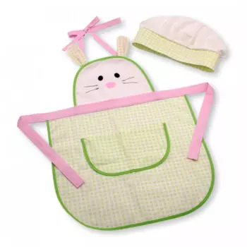 Санта Лючия Поварской колпак и фартук Кролик