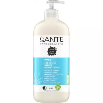 Sante Family Шампунь для чувствительной кожи с био-алоэ и бисабололом 500 мл