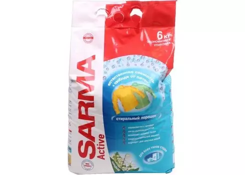 Sarma Порошок Актив Ландыш универсал 6000 г