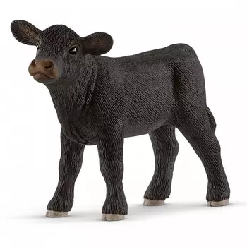 Schleich Игровая фигурка Теленок Черный Ангус