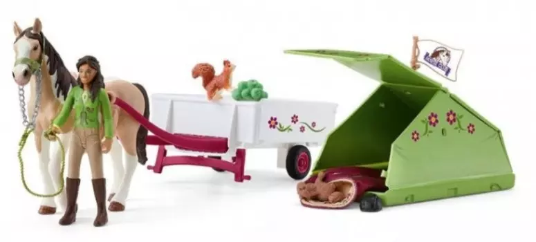 Schleich Игровой набор Кэмпинг. Приключения Сары