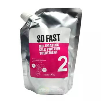 Secret Key Маска для волос с эффектом ламинирования So Fast Mu-coating Silk Protein Treatment 480 г