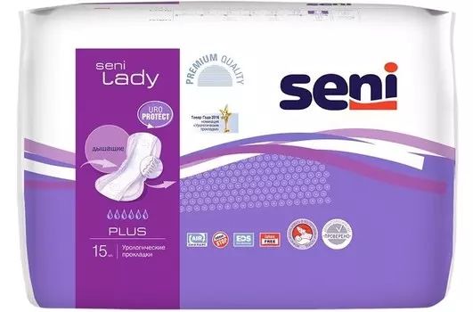 Seni Урологические прокладки Lady Plus 15 шт.