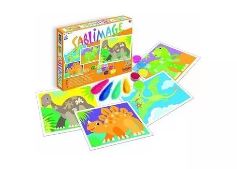 SentoSpherE Песочные картинки Динозавры