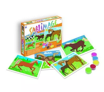 SentoSpherE Песочные картинки Лошади