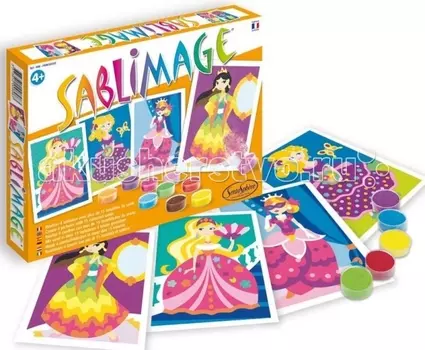 SentoSpherE Песочные картинки Принцессы