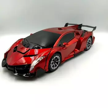 Sharktoys Игрушечный спортивный автомобиль трансформер сенсорный на радиоуправлении