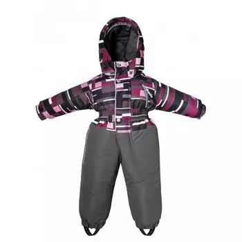 Sherysheff Комбинезон зимний для девочек Softshell Геометрия