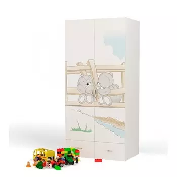 Шкаф ABC-King 2-х дверный Bears