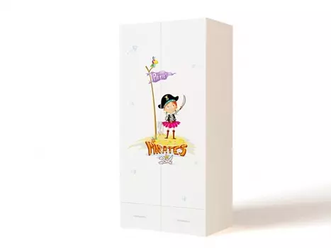 Шкаф ABC-King 2-х дверный Pirates