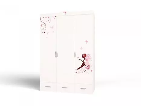 Шкаф ABC-King 3-х дверный Фея