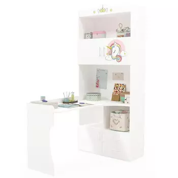 Шкаф ABC-King cтол-стеллаж Единорог правый