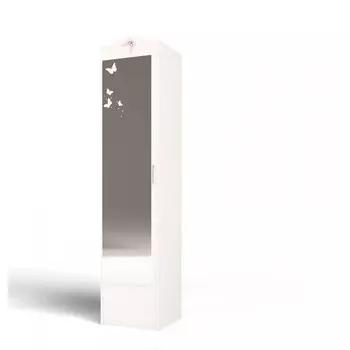 Шкаф ABC-King с 1-й дверью с зеркалом Swarovski Фея (левый)