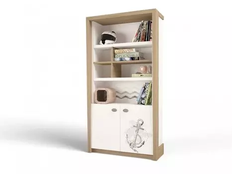 Шкаф ABC-King Стеллаж широкий Mix Ocean