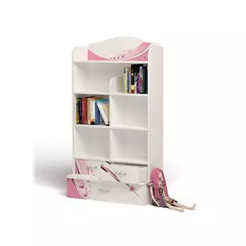 Шкаф ABC-King Стеллаж широкий Princess