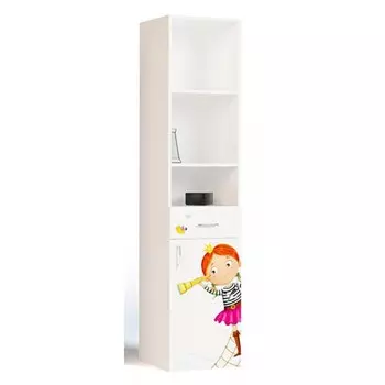 Шкаф ABC-King Стеллаж узкий Pirates левый