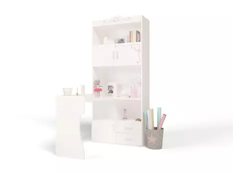 Шкаф ABC-King Стол-стеллаж Lovely правый