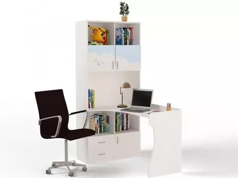 Шкаф ABC-King Стол-стеллаж Ocean левый