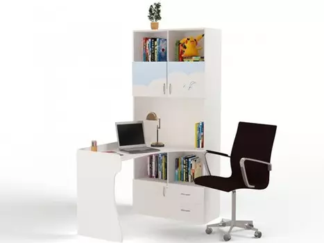 Шкаф ABC-King Стол-стеллаж Ocean правый