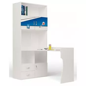 Шкаф ABC-King Стол-стеллаж Police левый