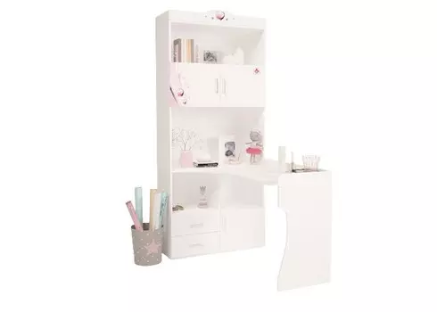 Шкаф ABC-King Стол-стеллаж Princess (левый)