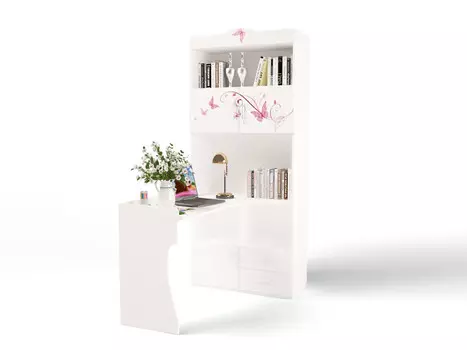 Шкаф ABC-King Стол-стеллаж Swarovski Фея со стразами (правый)