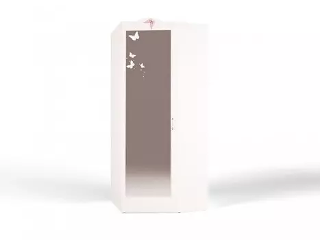 Шкаф ABC-King угловой Фея с зеркалом (левый)