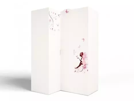 Шкаф ABC-King угловой гармошка Фея (левый)