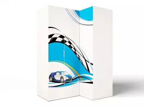 Шкаф ABC-King угловой гармошка La-Man (левый)