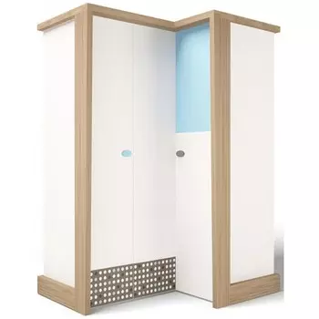 Шкаф ABC-King угловой гармошка Mix (правый)