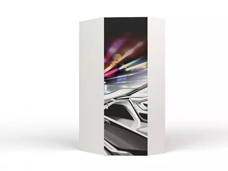 Шкаф ABC-King угловой Police City (правый)