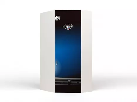 Шкаф ABC-King угловой Police (правый)