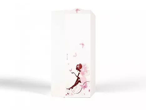 Шкаф ABC-King угловой Swarovski Фея с девочкой со стразами (правый)