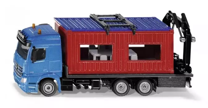 Siku Грузовик Mercedes-Benz со строительным контейнером