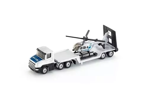 Siku Грузовик с вертолетом полицейским 1610