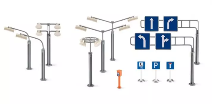 Siku Набор Фонари и знаки