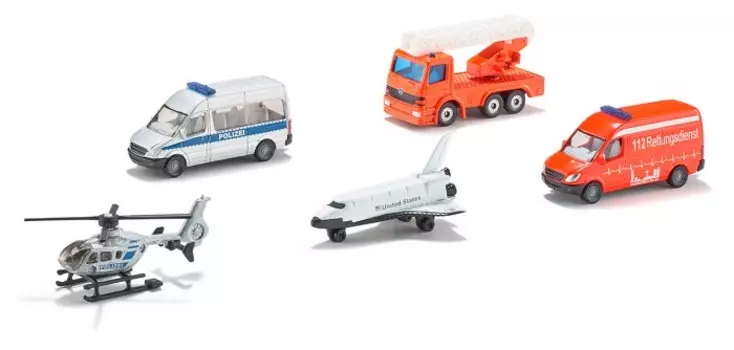 Siku Набор игрушечных моделей техники 5 шт.