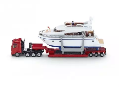Siku Тягач Mercedes-Benz с яхтой 1849