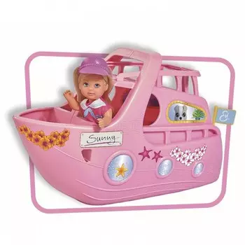 Simba Игровой набор Кукла Еви на круизном корабле 12 см