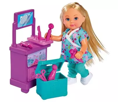Simba Кукла Еви Доктор в клинике 12 см