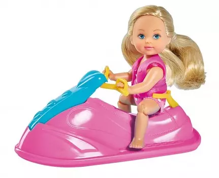 Simba Кукла Еви в купальнике на водном скутере 12 см
