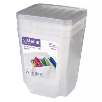 Sistema Набор органайзеров 3 шт. по 1,8 л