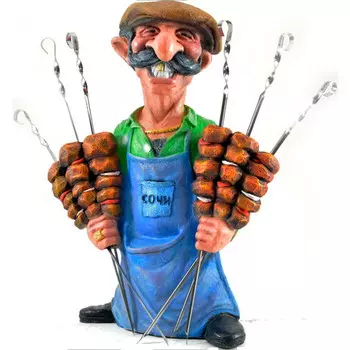 Сказка Подставка для шампуров Весёлый шашлычник