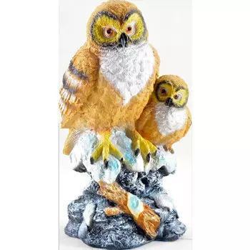 Сказка Садовая фигура Две совы полярные